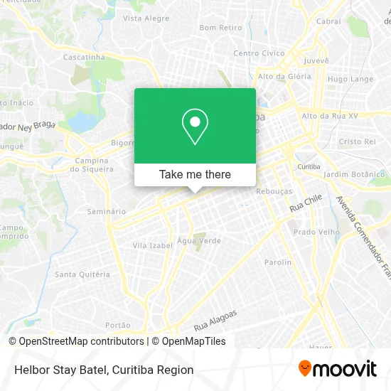 Helbor Stay Batel map