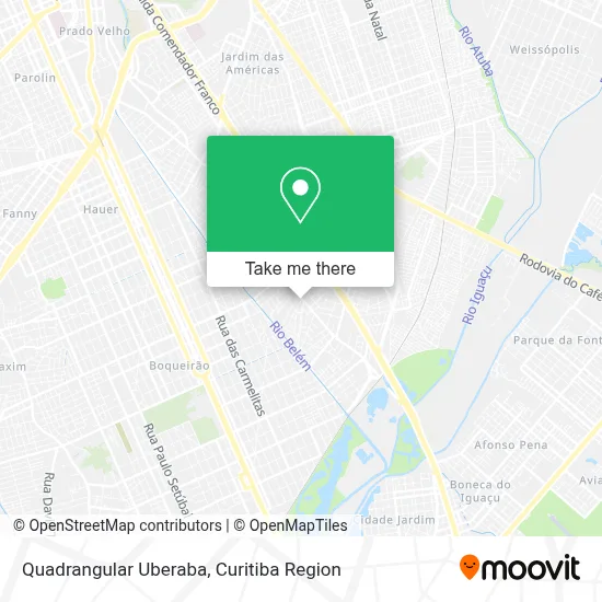 Quadrangular Uberaba map