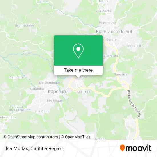 Isa Modas map