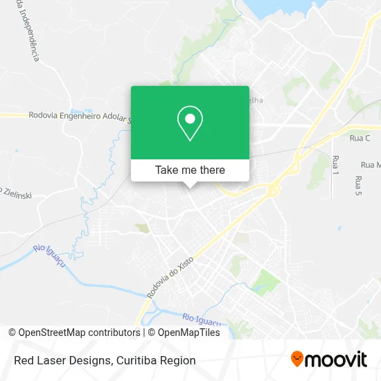 Red Laser Designs map