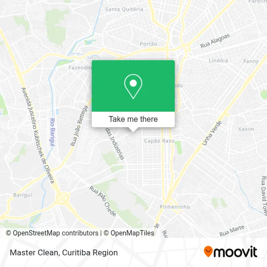 Master Clean map