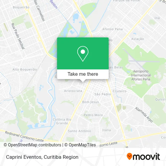 Caprini Eventos map