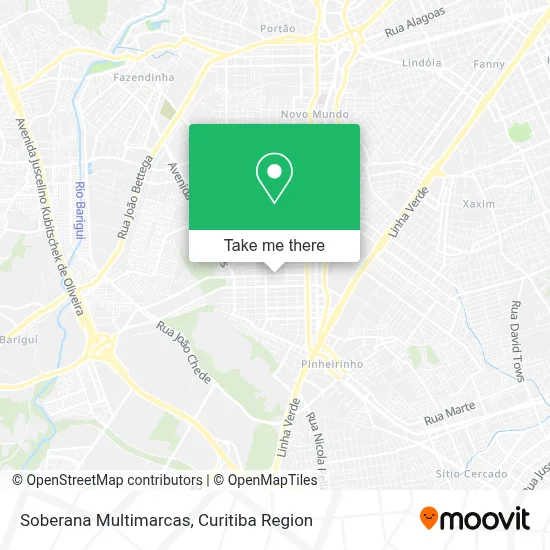 Soberana Multimarcas map