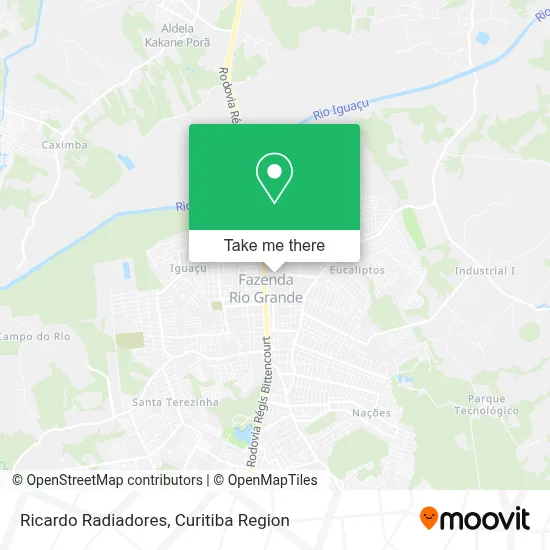 Ricardo Radiadores map