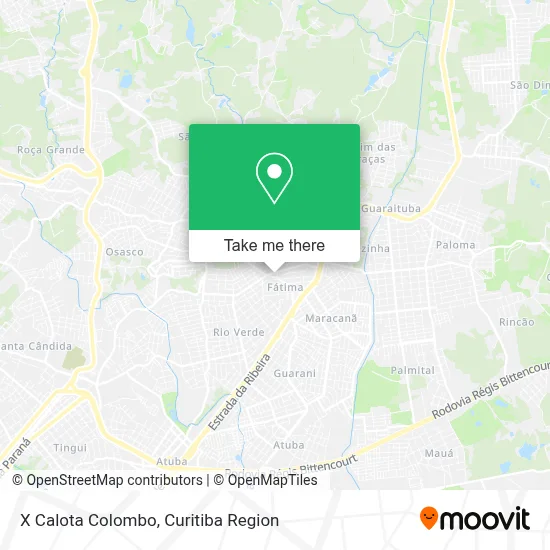 X Calota Colombo map