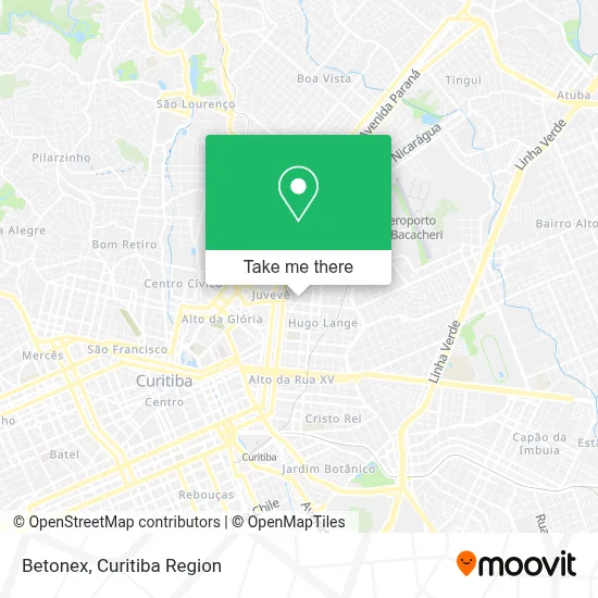 Betonex map