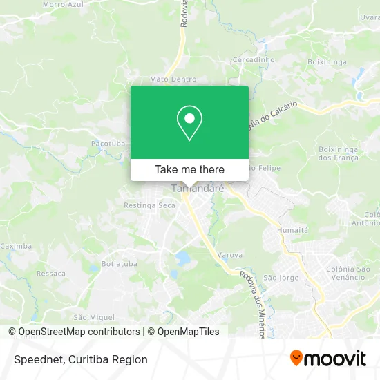 Speednet map