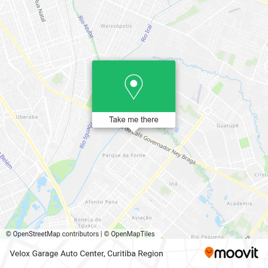 Velox Garage Auto Center map