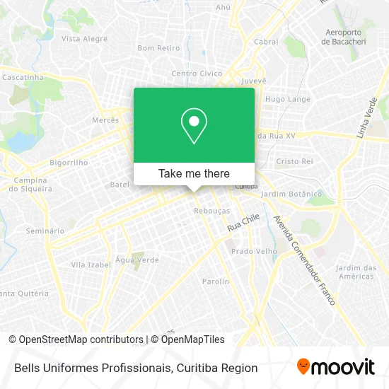 Bells Uniformes Profissionais map