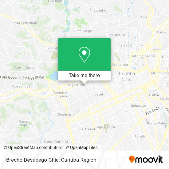 Brechó Desapego Chic map