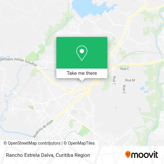 Rancho Estrela Dalva map