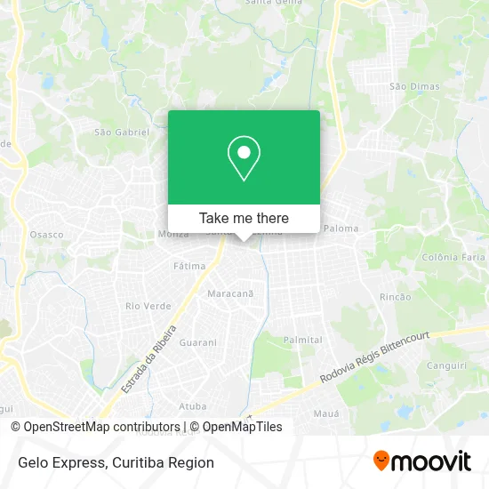 Gelo Express map