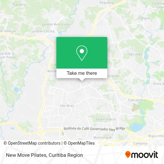 New Move Pilates map