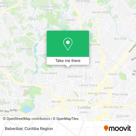 Beberibar map