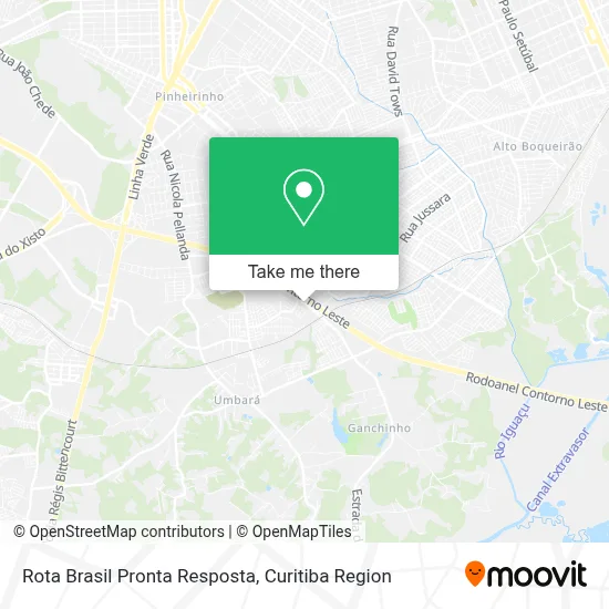 Rota Brasil Pronta Resposta map