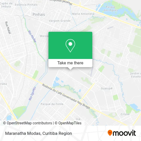 Maranatha Modas map