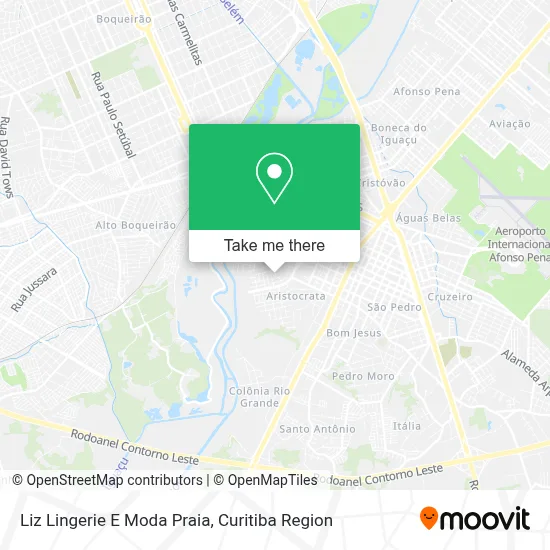 Liz Lingerie E Moda Praia map