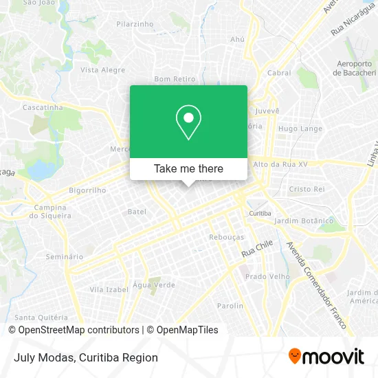 July Modas map