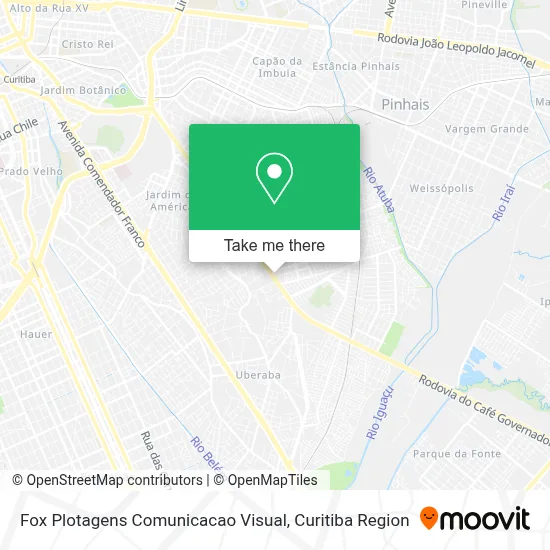 Fox Plotagens Comunicacao Visual map