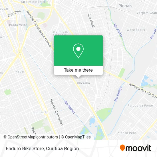 Enduro Bike Store map