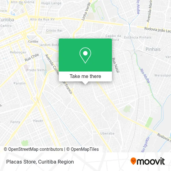 Placas Store map