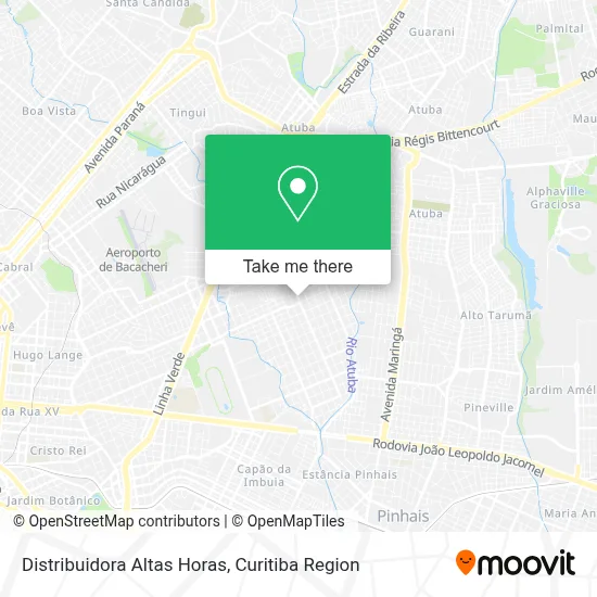Distribuidora Altas Horas map