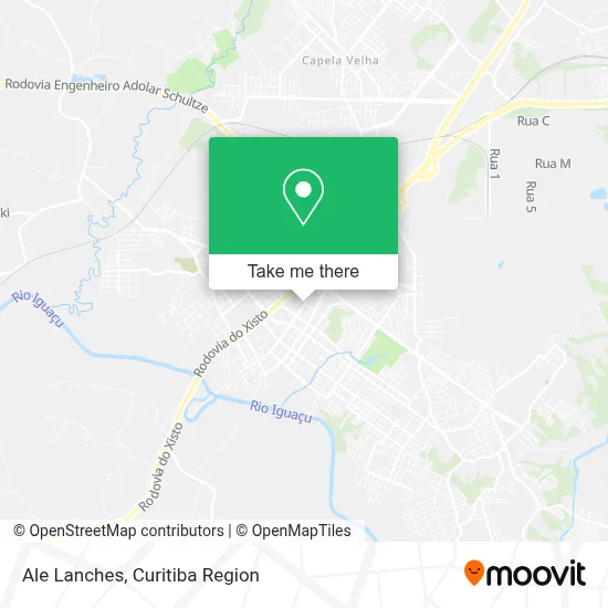 Ale Lanches map