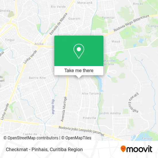 Checkmat - Pinhais map