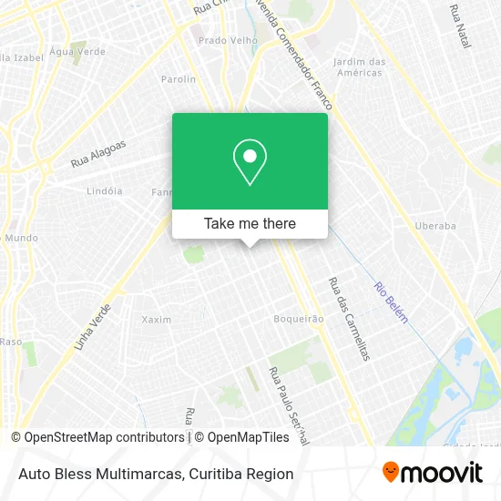 Auto Bless Multimarcas map
