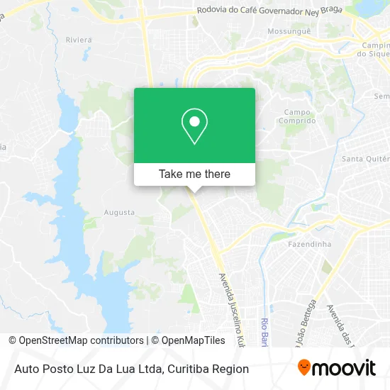 Auto Posto Luz Da Lua Ltda map