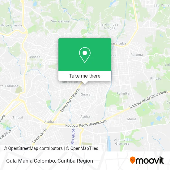 Gula Mania Colombo map
