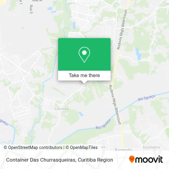 Container Das Churrasqueiras map