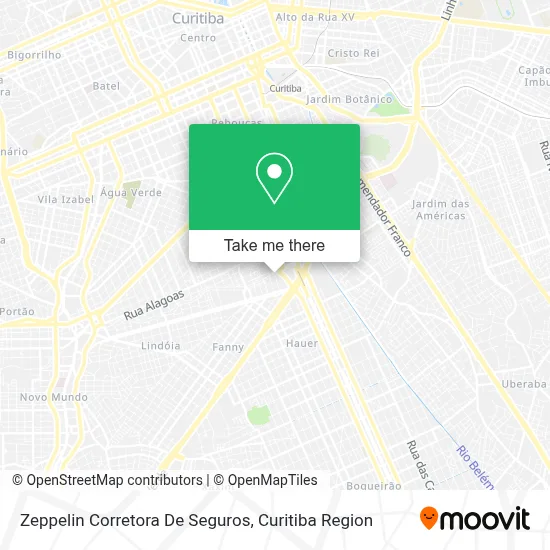 Zeppelin Corretora De Seguros map