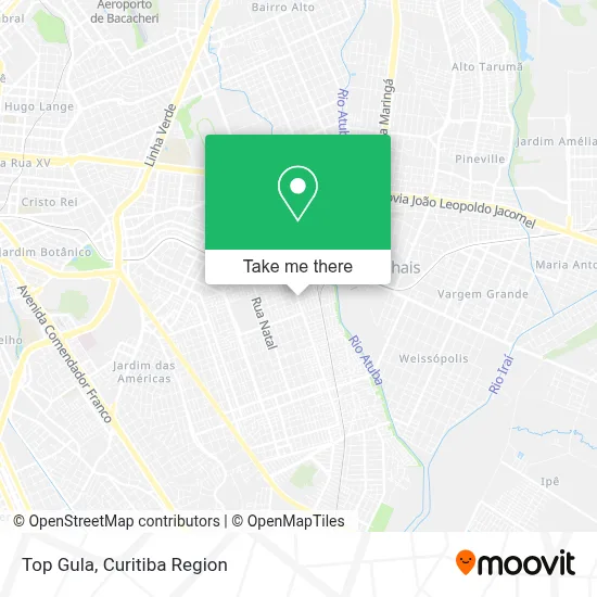 Top Gula map