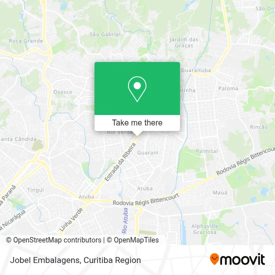 Jobel Embalagens map