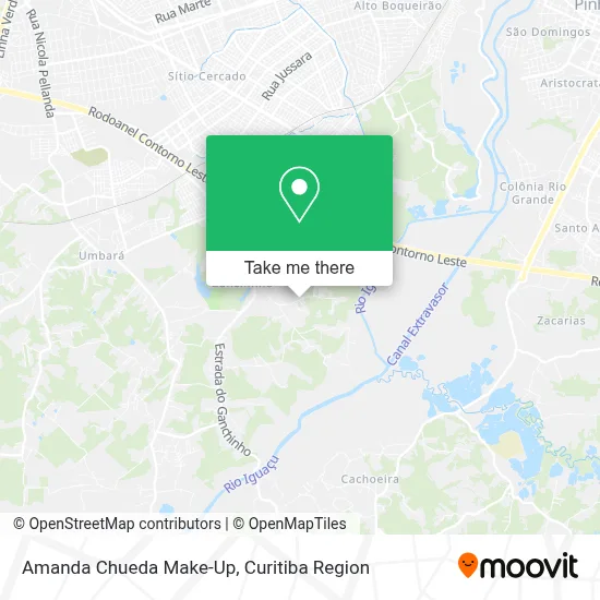 Amanda Chueda Make-Up map