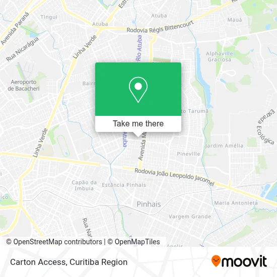Carton Access map