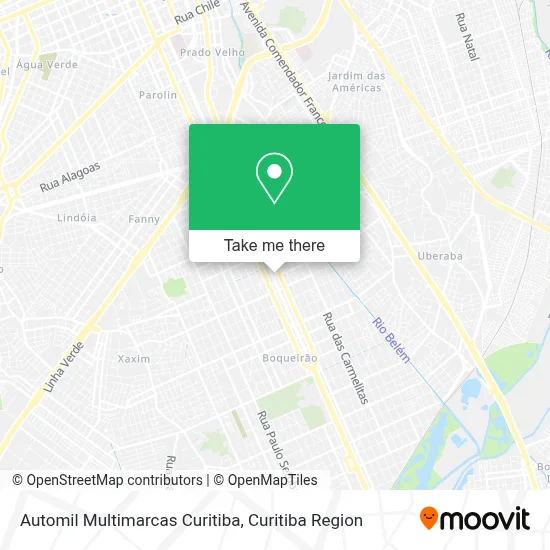 Automil Multimarcas Curitiba map