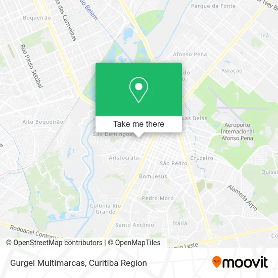 Gurgel Multimarcas map