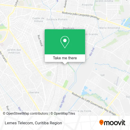 Lemes Telecom map
