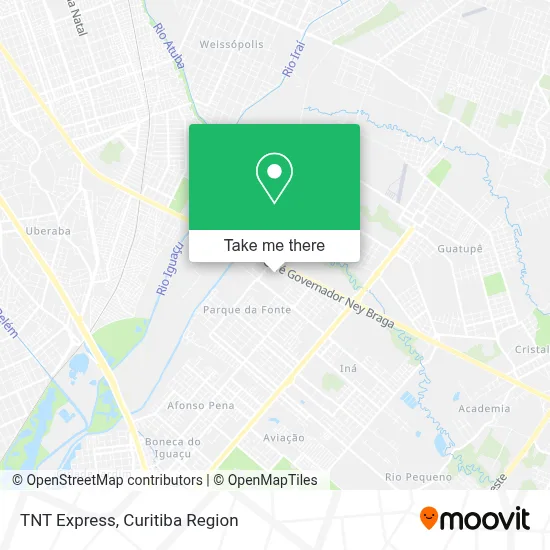 Tnt Express map
