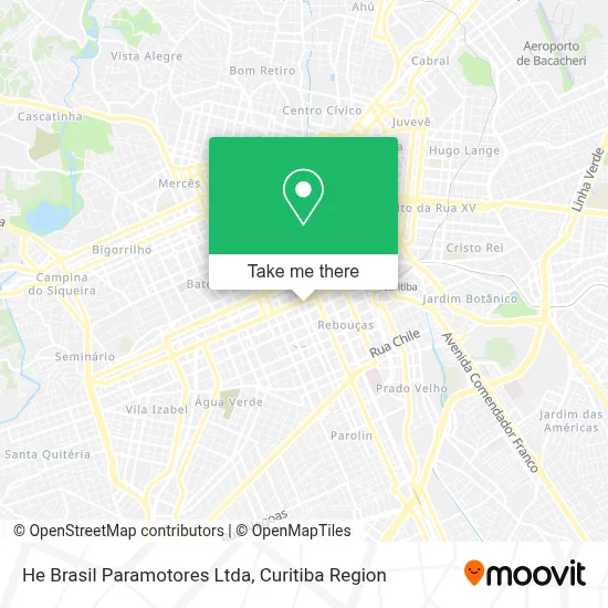 He Brasil Paramotores Ltda map