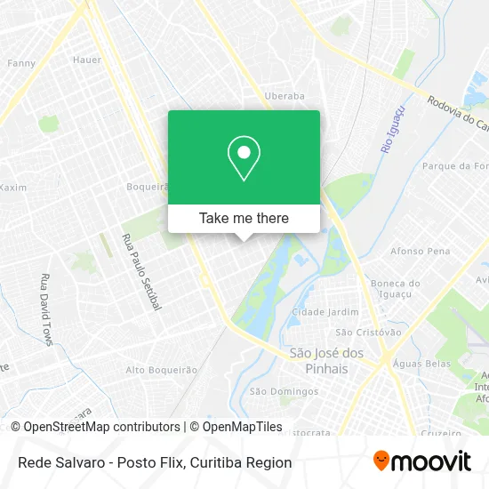 Rede Salvaro - Posto Flix map
