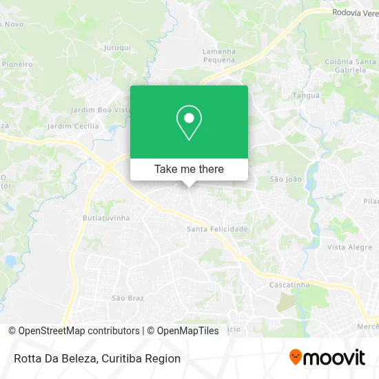 Rotta Da Beleza map