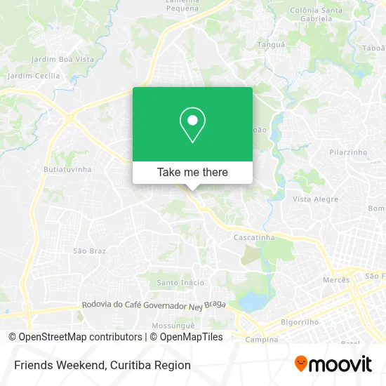 Friends Weekend map