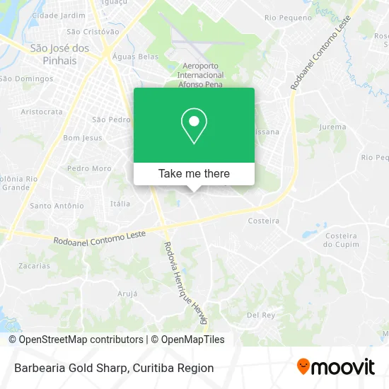 Barbearia Gold Sharp map