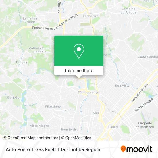 Auto Posto Texas Fuel Ltda map