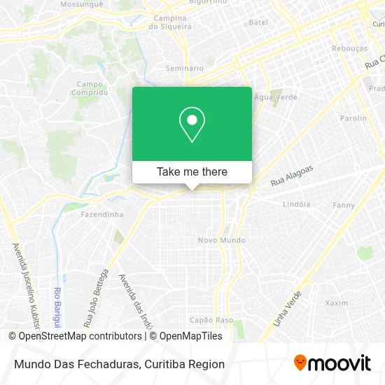 Mundo Das Fechaduras map