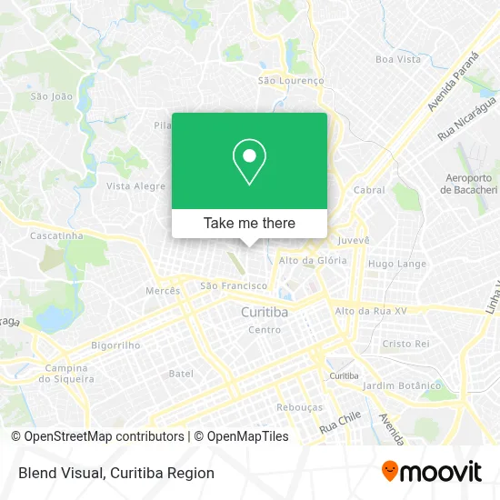 Blend Visual map