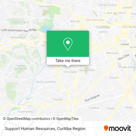 Support Human Resources map